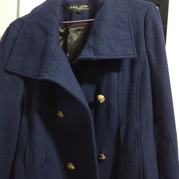 Black Rivet Coat - Picture 7 of 8